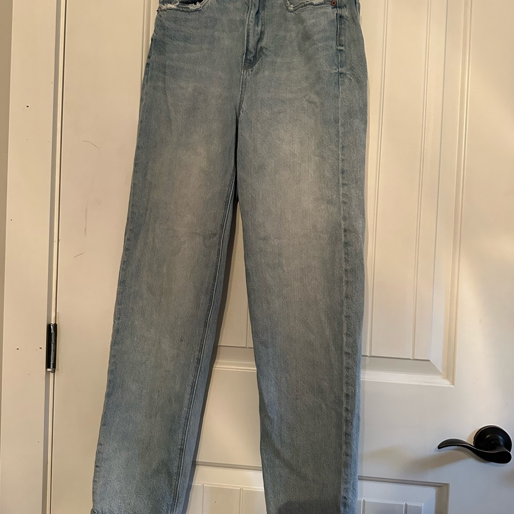 American Eagle Outfitters Blue Straight Leg Jeans